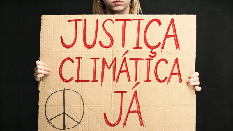 Blog Ambiental • Manifestação por justiça climática destaca o componente social da transição energética.