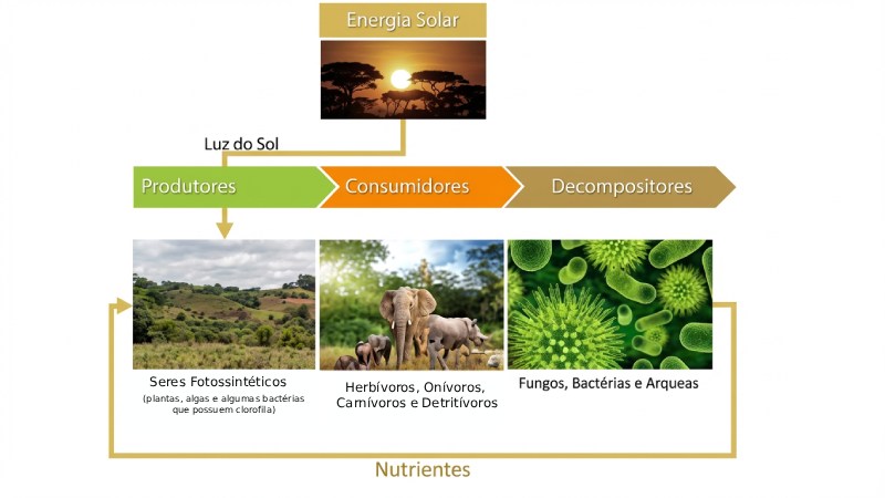Blog Ambiental • Ciclo ecológico entre produtores, consumidores e decompositores na digestão anaeróbia
